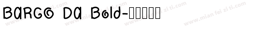 BARCO DA Bold字体转换